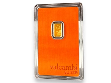 Valcambi Suisse 1 Gram Gold Bar
