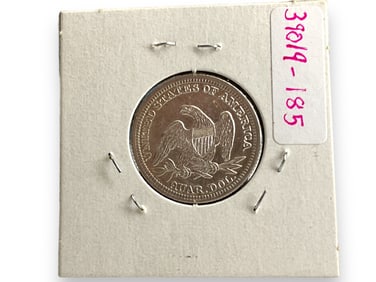1854-P Seated Liberty Silver Quarter Coin
