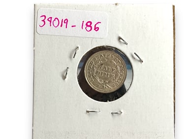 1856-P Seated Liberty Silver Half Dime Coin