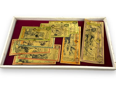 Nine Aurum "Goldback" Voluntary Currency Gold Bullion Notes