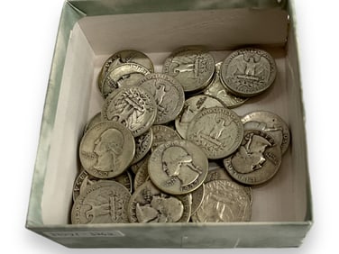 38 U.S. Silver Quarters