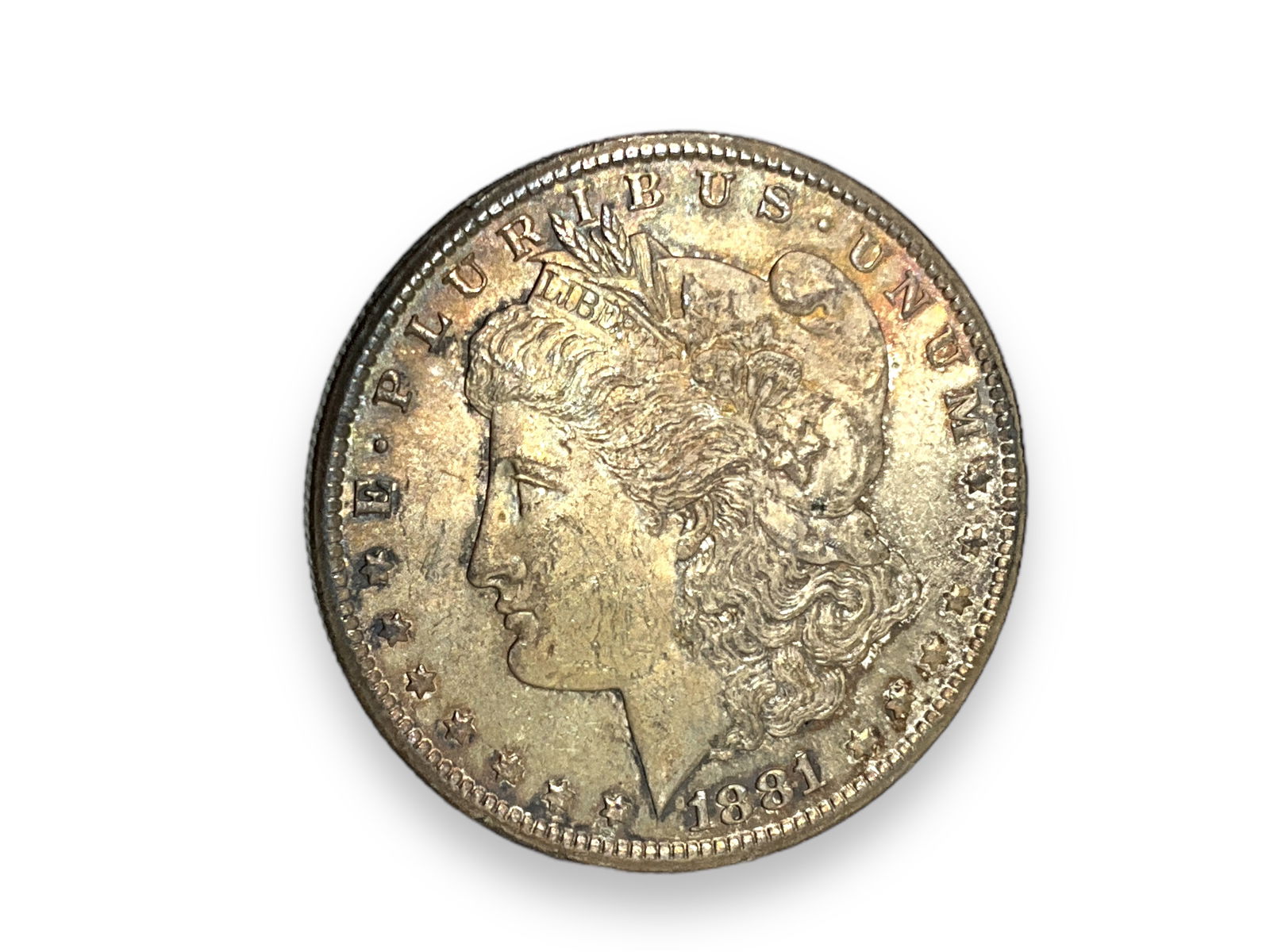 1881-CC U.S. Morgan Silver Dollar Coin (1 of 4)