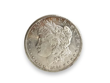 1884-S U.S. Morgan Silver Dollar Coin