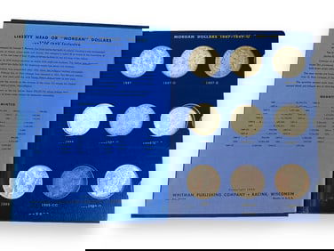 Morgan Dollar Coin Album with Contents