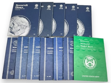 U.S. Coin Albums with Contents