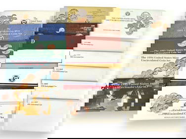 17 U.S. Uncirculated Coin Sets