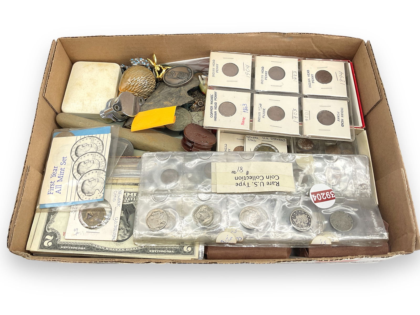 Assortment of Coins, Currency, and Accessories (1 of 9)