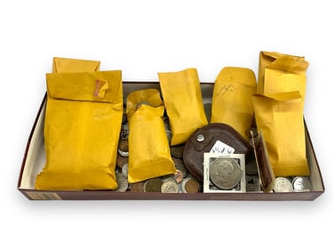 Assortment of Foreign Coins and Currency