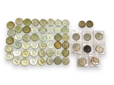 Assortment of U.S. Silver Half Dollar Coins
