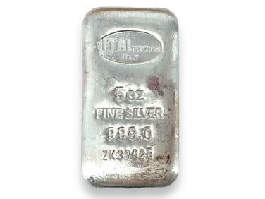 5 oz. Silver Bullion Bar