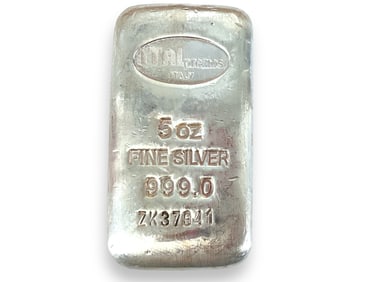 5 oz. Silver Bullion Bar