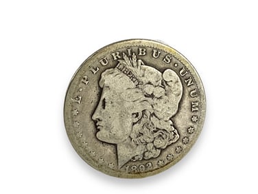 1892-CC U.S. Morgan Silver Dollar Coin