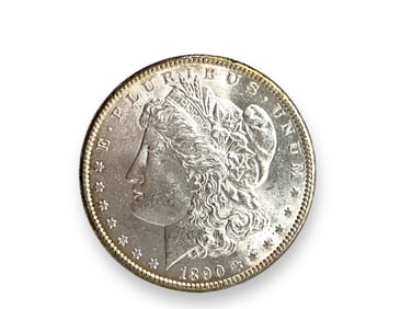 1890-P U.S. Morgan Silver Dollar Coin