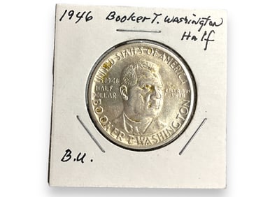 1946-P Booker T Washington Half Dollar Coin
