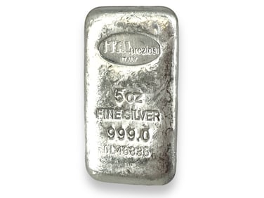 5 oz. Silver Bullion Bar