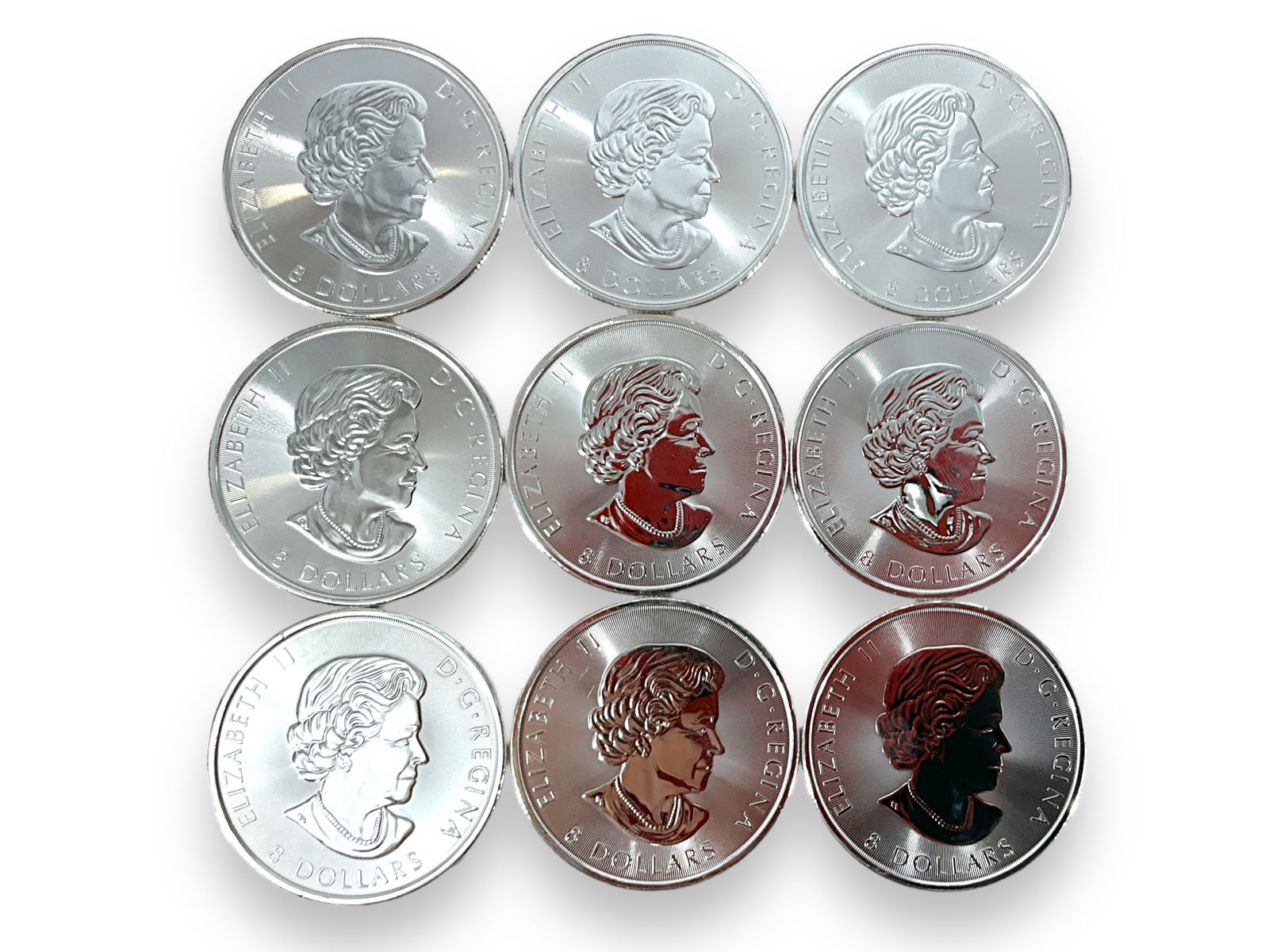 9 Canadian Silver Bullion Coins (1 of 8)