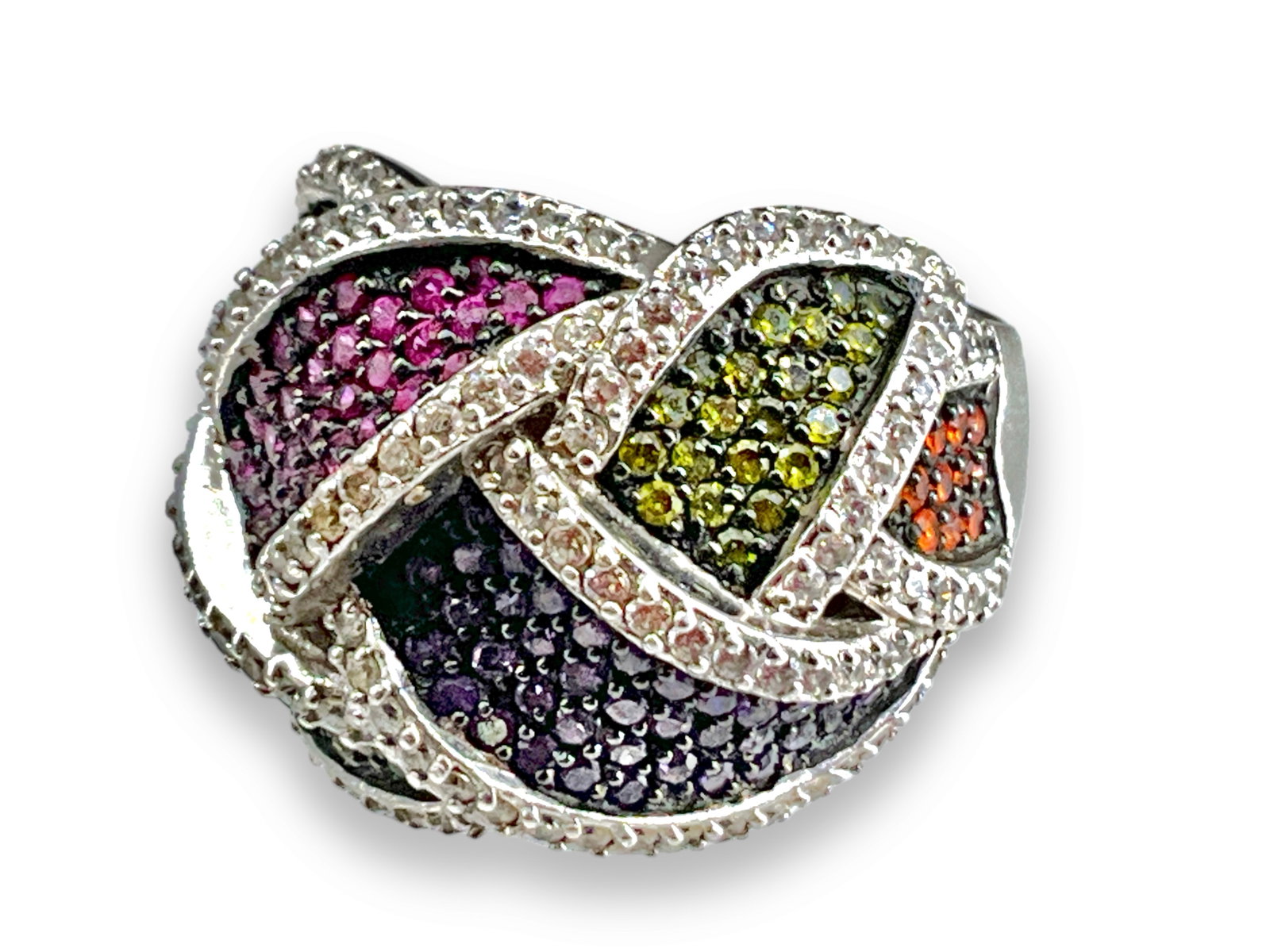 Sterling Silver Cocktail Ring (1 of 6)