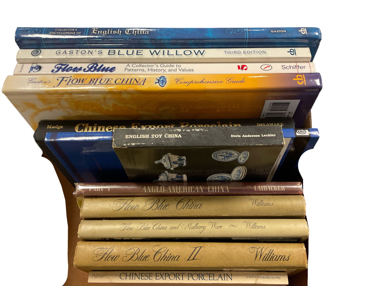 (12) Chinese Export Porcelain, Flow Blue China vol. 1&2 and more Books (1 of 2)