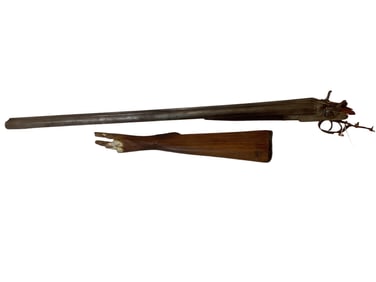 National Arms Co. .12 Gauge Side by Side Shotgun SN: 57118B