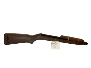 Winchester Flat Bottom - M1 - Marked W in Stock Well
