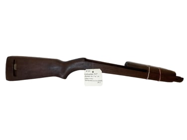 Winchester Flat Bottom M-1 Gun Stock with W in Stock Well