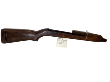 Winchester Flat Bottom M-1 Gun Stock Marked W in Stock Well
