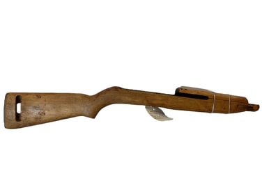 Inland M-2 Late Gun Stock, Marked in Stock Well