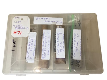 Lot of 4 New Old Stock Colt Barrels