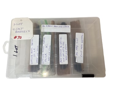 Lot of 4 Colt Barrels