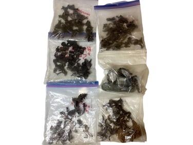 Large Lot of Mixed Gun Parts Hammers Triggers & Misc.