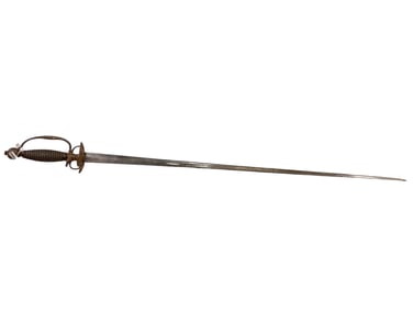 European Small Sword Mid 1700s 34" overall length