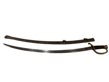 Ames Calvary Officers Sword 1860s 38" overall length