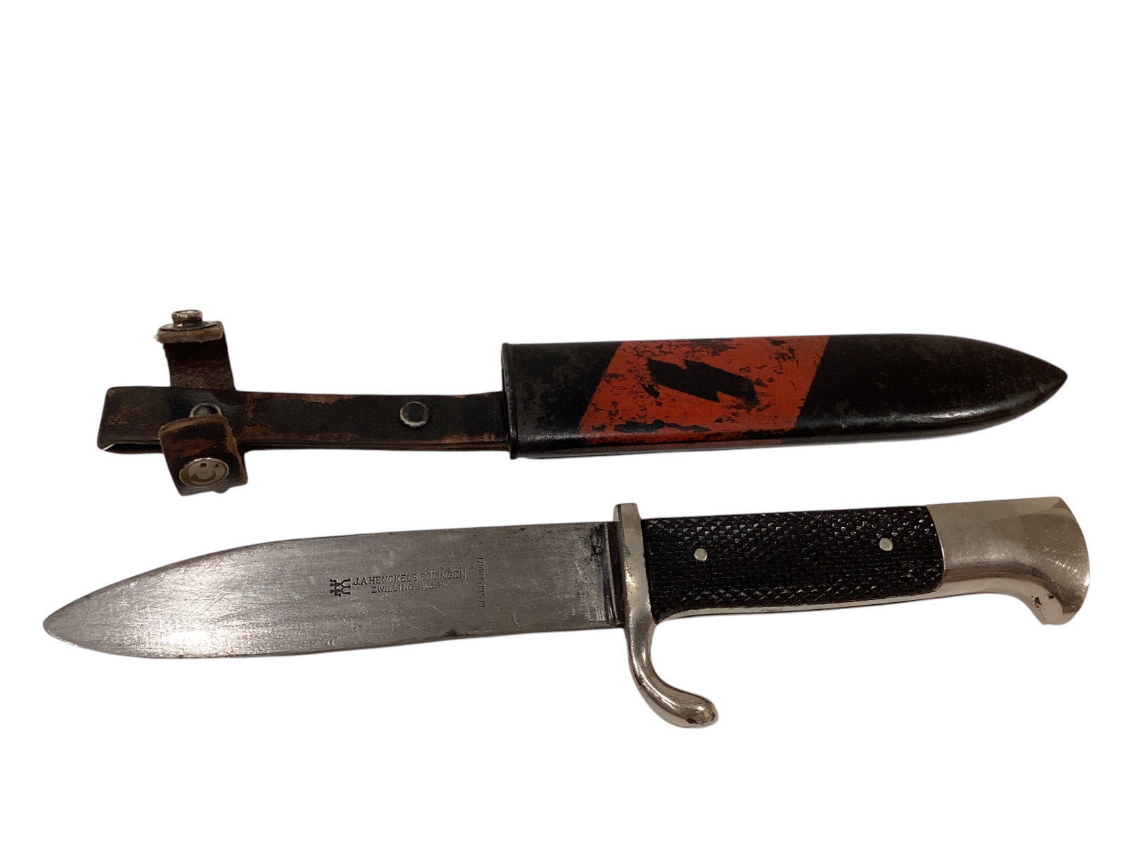 German WWII Youth Dagger 5" Blade 5" blade: Consignor states it is an authentic original.