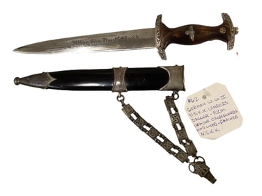 German WWII N.S.K.K. Leaders Dagger - RZM