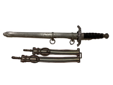 German WWII Eickhorn Railway Dagger with Hangers