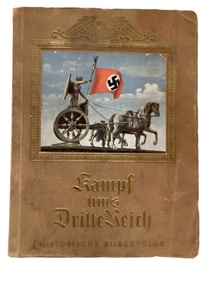 German Cigarette Card Album 1933 Color Photos