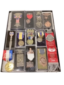 Collection of the Grand Army of the Republic Medals - Various Years