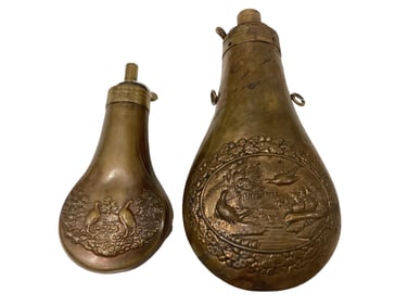 2 Copper Powder Flasks
