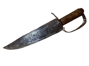 Relic Condition Civil War Confederate D-Guard Bowie Knife Found in N. Carolina Overall length 15