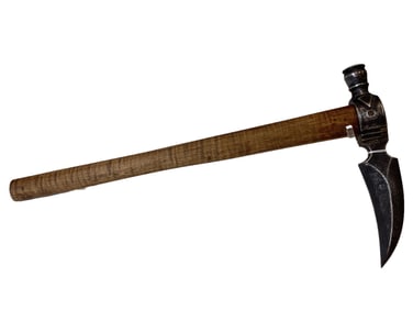 Modern Replica Indian Spoontoon Style Tomahawk Head 9" handle 17 1/2" long blade 1 1/2" wide
