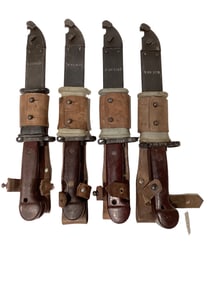Lot of 4 AK- 47 Bayonets