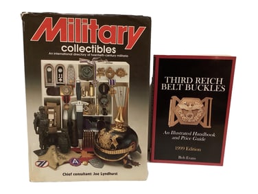 2 Books: Military Collectables and Third Reich Belt Buckles