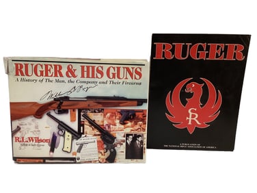Lot of 2 Books: Ruger & His Guns and Ruger