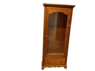 Cherry Bench Made Gun Cabinet