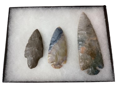 3 Points From Farm Auction in Fairfield Co. Length from 3 1/4" to 5 1/4"