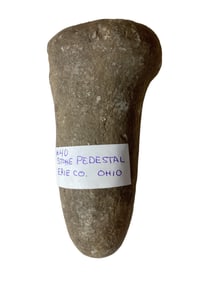 Stone Pedestal Erie Co. Ohio 5 1/2" long