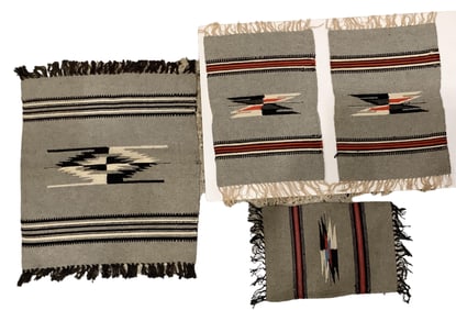 American Indian Artifacts Smallest 15"x10", Largest 21"x20"