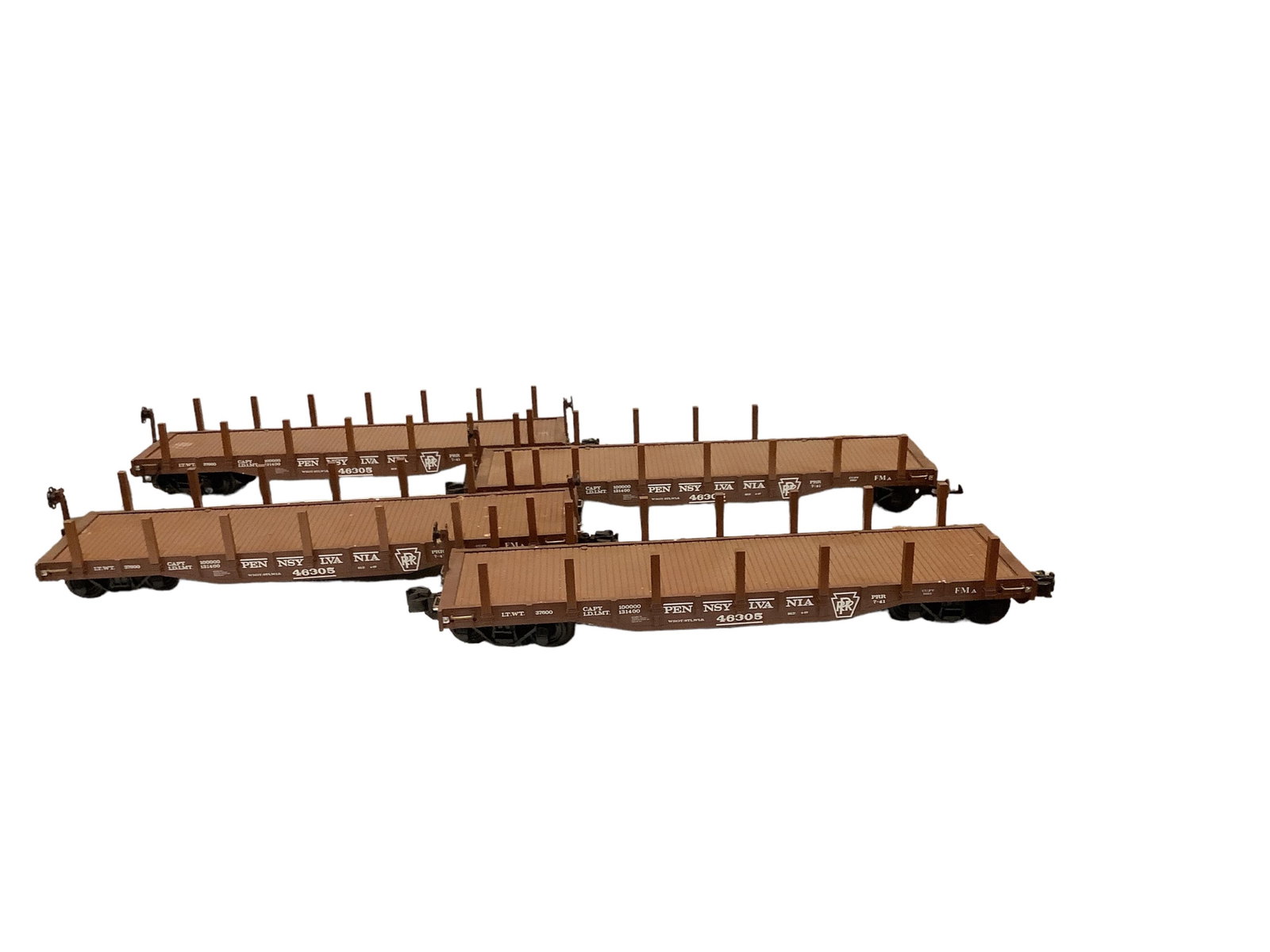 LGB G Gauge: LGB G Gauge 4 Aristocraft no.46305 G scale flat cars.