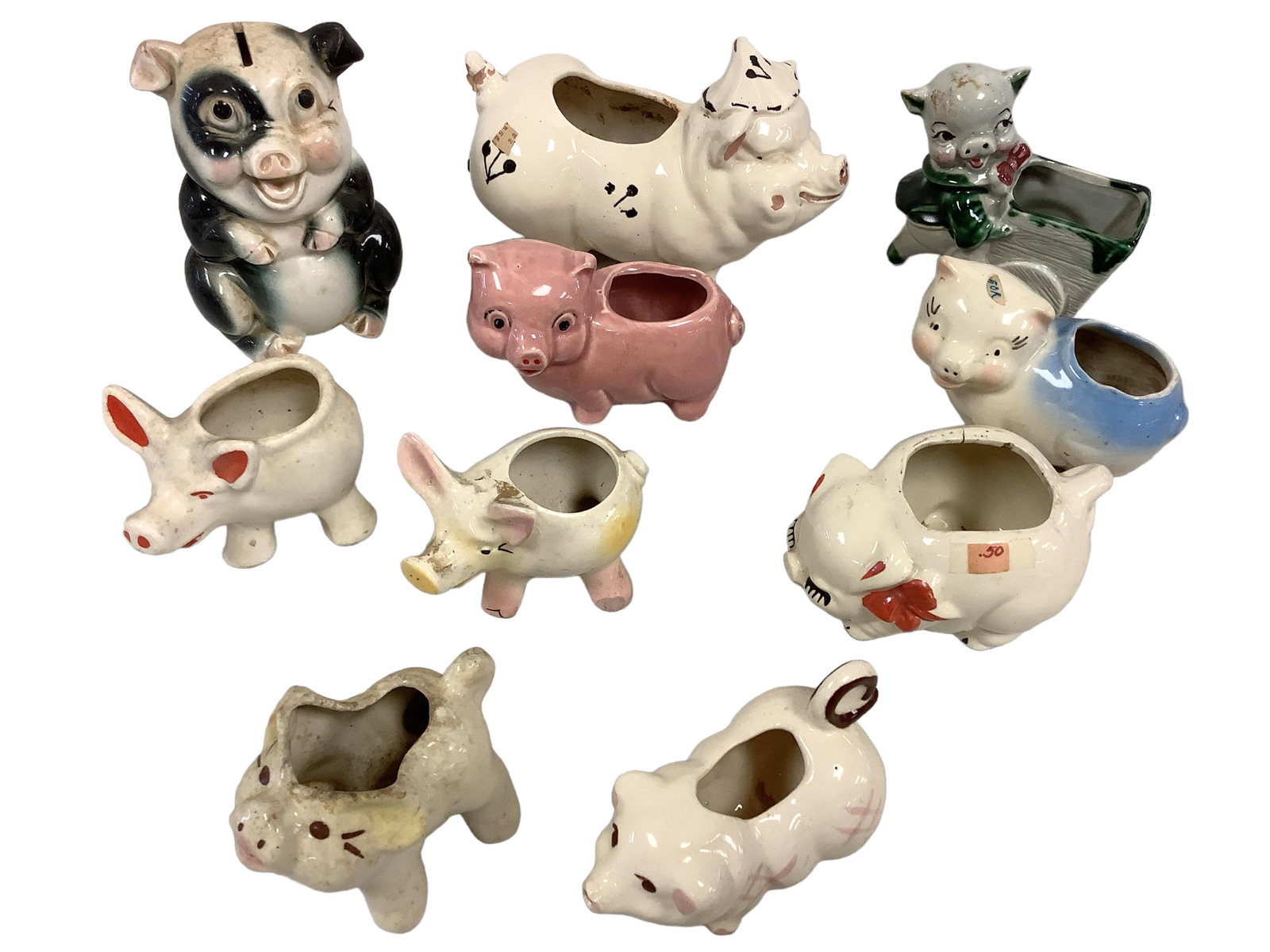 Collection of Ceramic Pigs (1 of 13)