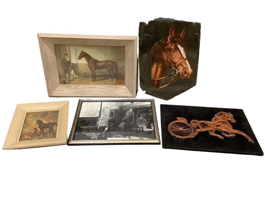 Collection of Horse Art, Currier & Ives, etc (1 of 5)